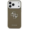 Púzdro Guess Grained Big 4G Classic Logo pre iPhone 17 Pro Max hnedá