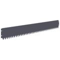 vidaXL Obrubník trávnika 30 ks 103 x 15 cm Oceľ Antracitová