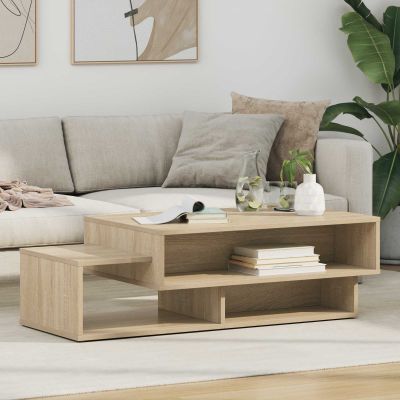 vidaXL Konferenčný stolík Sonoma dub 105 x 50 x 32,5 cm