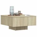 vidaXL Konferenčný stolík, dub sonoma 60x60x31,5 cm, kompozitné drevo