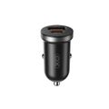 XO car charger CC56 PD 30W QC 1x USB 1x USB-C black