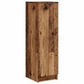 vidaXL Botník staré drevo 29,5x35x100,5 cm kompozitné drevo