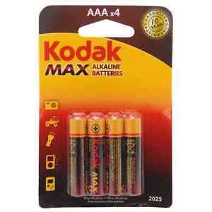 Kodak Alkaline Max alkalické batérie AAA 1,5V 4ks 887930952810
