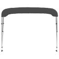 vidaXL Strieška Bimini s 3 oblúkmi, antracitová 183x196x137 cm