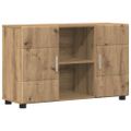 vidaXL Servírovacia skriňa FLORIN 88,5 x 30,5 x 55,5 cm Remeselný dub