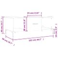 vidaXL Konferenčný stolík dub sonoma 102x50x40 cm kompozitné drevo