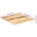 vidaXL Stolová doska, mangový masív 25-27 mm, 80x80 cm