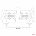 LED pracovné svetlo AWL28 140LED COMBO 9-36V