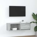 vidaXL TV skrinka sivý dub sonoma 80x31x25,5 cm spracované drevo