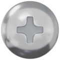vidaXL Drevená skrutka 3273 ks Strieborná 9,8 x 53 mm Oceľ