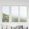 vidaXL Okenné fólie matné biele PVC