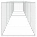vidaXL Klietka pre kurčatá strecha bledosivá 603x98x90 cm poz. oceľ