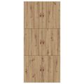 vidaXL Rám postele s úložným prostorem Remeselný dub 100 x 200 cm