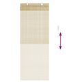 vidaXL Roleta Prírodná 50 x 160 cm Bambus