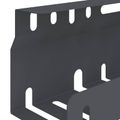 vidaXL Úložný box na káble pod stôl 2 ks Antracitová 43 x 9 x 11 cm