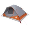vidaXL Okamžitý stan so strechou Šedá a oranžová 305 x 215 x 140 cm