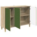 vidaXL Servírovacia skriňa GELEEN Sonoma 102 x 33 x 75 cm