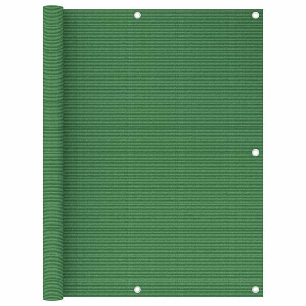 vidaXL Balkónová markíza svetlozelená 120x600 cm HDPE