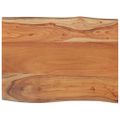 vidaXL Stolová doska 80x60x2,5 cm, obdĺžnik, akáciový masív živá hrana