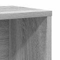 vidaXL Knižnica sivý dub sonoma 60x24x101,5 cm kompozitné drevo