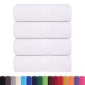 vidaXL Utierky na umývanie FROGN 4 ks biele 30x30 cm 360 g/m²