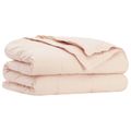 vidaXL Sada prikrývok 2 ks 200 x 240 cm Kapok a polyester Béžová