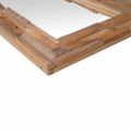 vidaXL Dekoratívne zrkadlo, teakové drevo 120x60 cm, obdĺžnikové