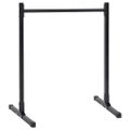 vidaXL Stanica na dipy 2 ks Čierna 55 x 90 x 104.5 cm