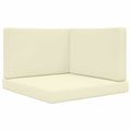 vidaXL Vankúš na vonkajšiu pohovku Polyester Krémová 80 x 80 cm