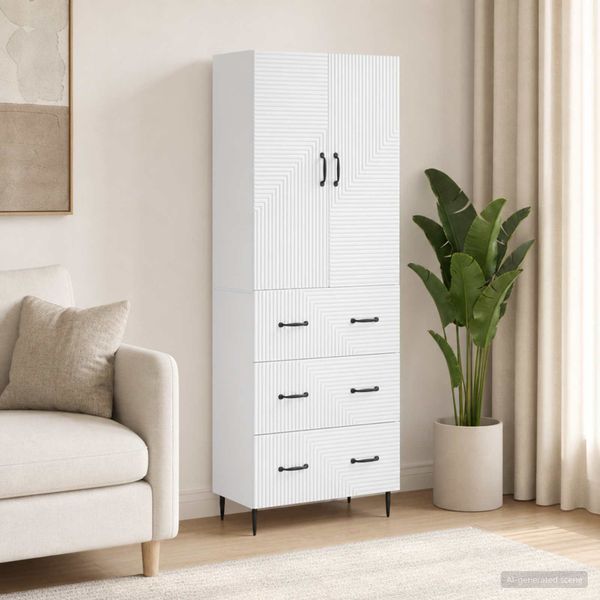 vidaXL Sada skríň 2 ks 66 x 34,5 x 90 cm Kompozitné drevo