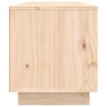 vidaXL TV stolík 140x35x40 cm masívna borovica