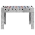 vidaXL Stolný futbal Betónovo Sivá 125 x 60,5 x 80 cm Kompozitné drevo