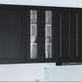 vidaXL Dvierka na umývačku Kalmar Čierna 60 x 31 x 100 cm