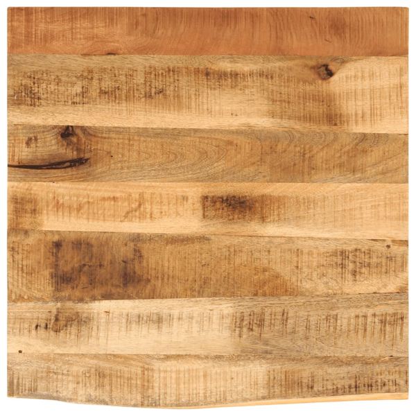 vidaXL Stolová doska 80x80x3,8 cm Live Edge Masívne drevo hrubé mango