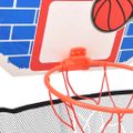 vidaXL Detská multifunkčná basketbalová súprava na podlahu a stenu