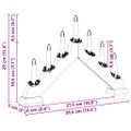 vidaXL Vianočný sviečkový most 3 ks 7 LED Teplá biela 39.5 x 5 x 29 cm