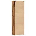 vidaXL Úložná skrinka 2 ks Staré drevo 70 x 42,5 x 225 cm