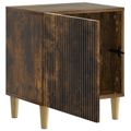 vidaXL Nočný stolík 2 ks Dymový dub 43 x 34,5 x 50 cm Kompozitné drevo