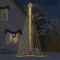 vidaXL LED vianočný stromček 570 LED teplá biela 399 cm