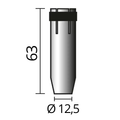 SOLUTION Kónická plynová hubica Ø 12,5 (NW12,5), 63mm