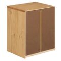 vidaXL Nočný stolík SAUDA dub 44x35x56 cm masívna borovica