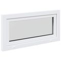 vidaXL Otočné a sklopné okno do suterénu RISOR 100 x 50 cm PVC a sklo