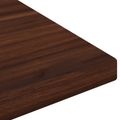 vidaXL Obdĺžnikový stôl 90 x 50 x 3,5 cm Obdĺžnikový Tmavohnedá