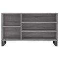 vidaXL Botník sivý dub sonoma 102x36x60 cm spracované drevo