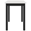 vidaXL lavička Biela 80 x 35 x 45 cm Masívne borovicové drevo