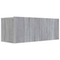 vidaXL 6-dielna súprava TV skriniek sivý dub sonoma spracované drevo