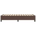 vidaXL Posteľný rám s boxspringom hnedý 80x200 cm umelá koža