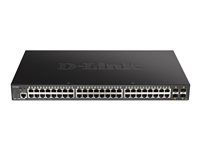 Prepínač - L3 Lite - inteligentný - 48 x 10/100/1000 (PoE) + 4 x 10 Gigabit SFP+ - montáž do rozvádzača - PoE (370 W)