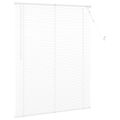 vidaXL Žalúzia Biely 150 x 120 cm 25 mm PVC