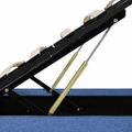 vidaXL Hydraulický posteľný rám+úložný priestor, látka 90x200 cm